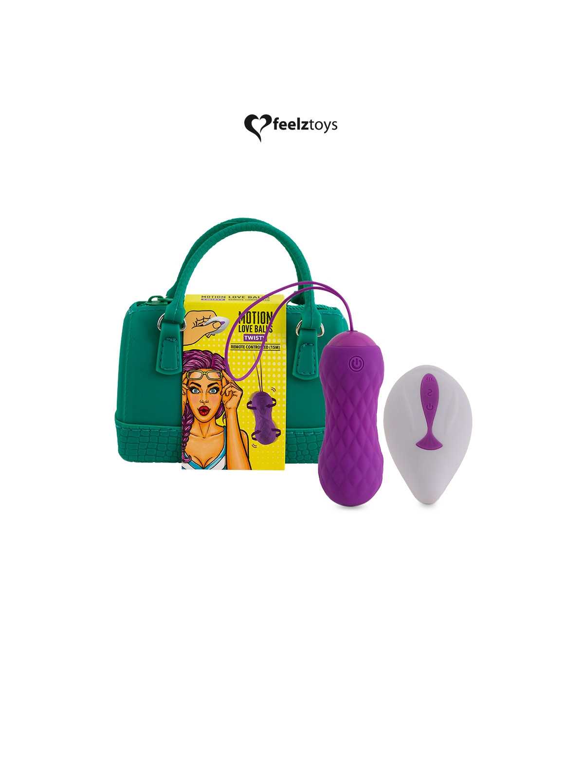 Love ball télécommandée Twisty - Feelztoys