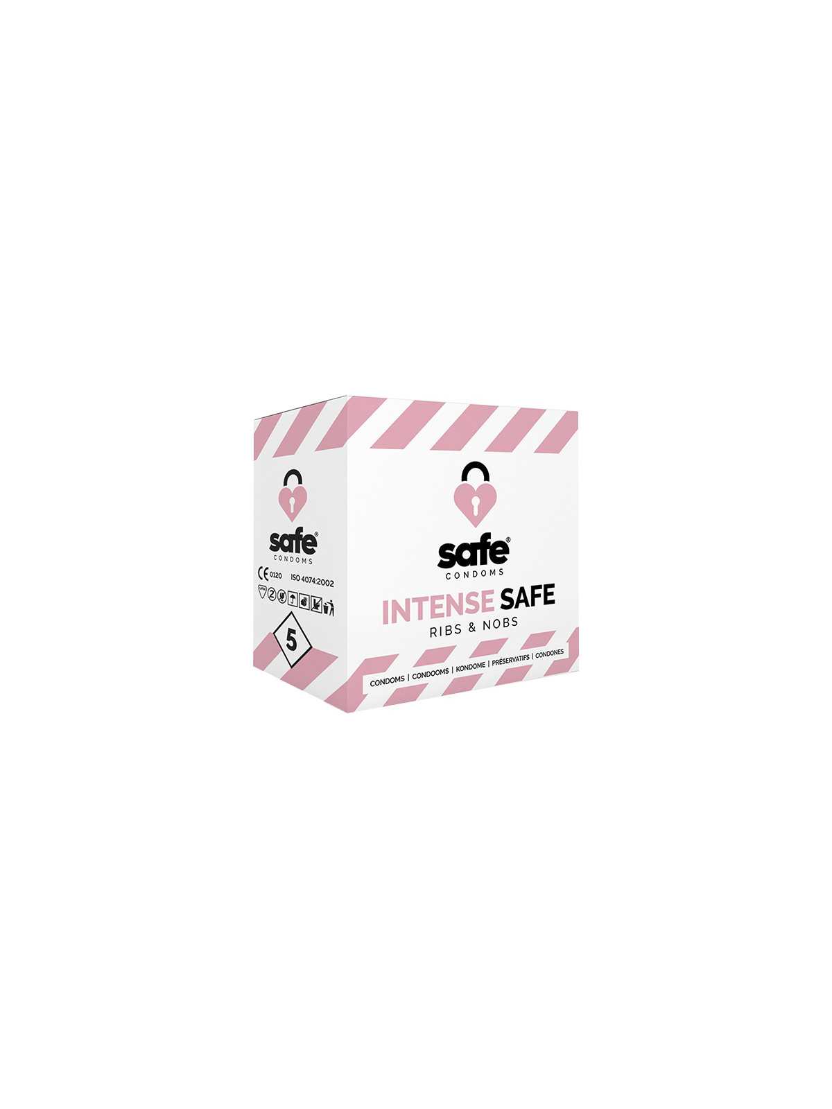 5 préservatifs Safe Intense