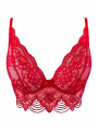 Soutien-gorge dentelle rouge V-9691 - Axami