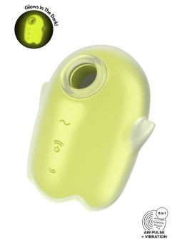 Stimulateur sans contact et vibrant Glowing Ghost yellow - Satisfyer