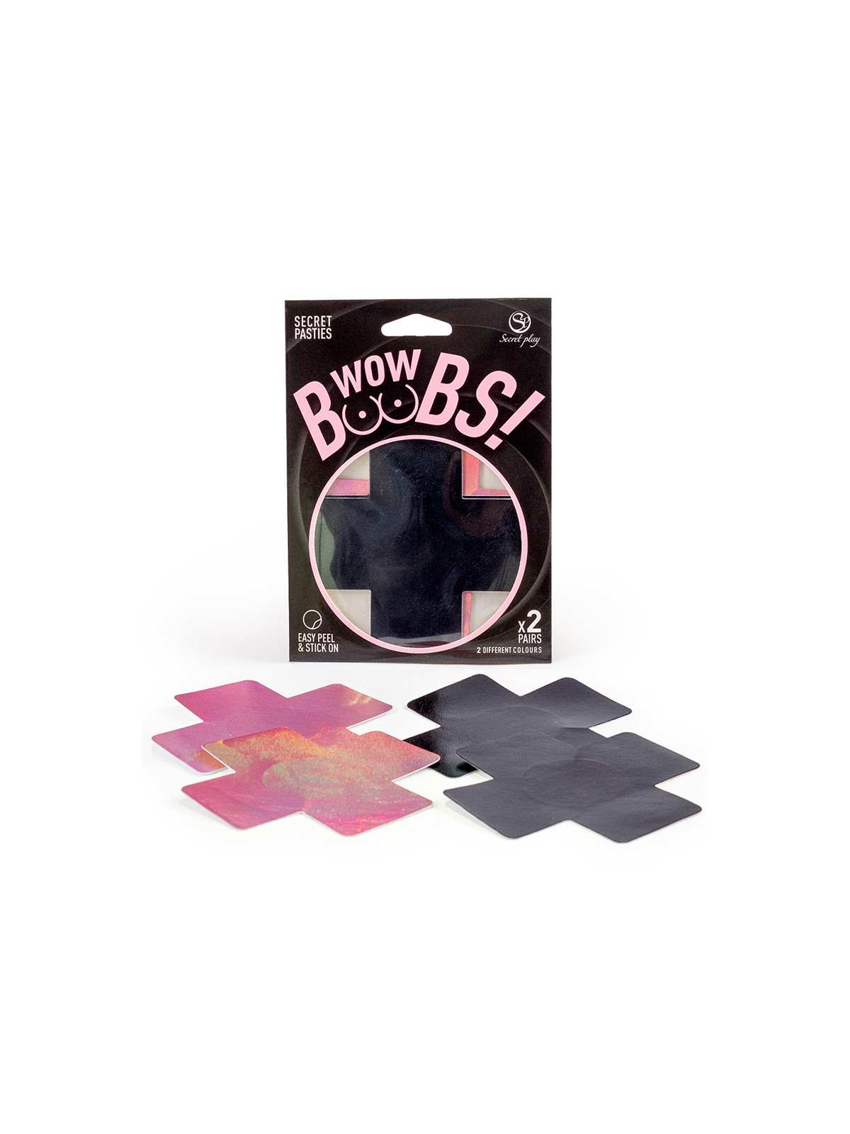 Cache-tétons croix Wow Boobs - Secret Play