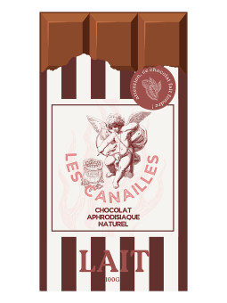 Chocolat au lait - Tablette 100g - Les canailles