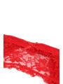 Porte-jarretelles et string Rouge - Litolu Lingerie