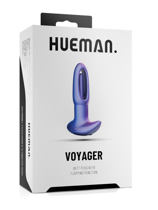 Plug anal à vibrations et tapotements Voyager - Hueman