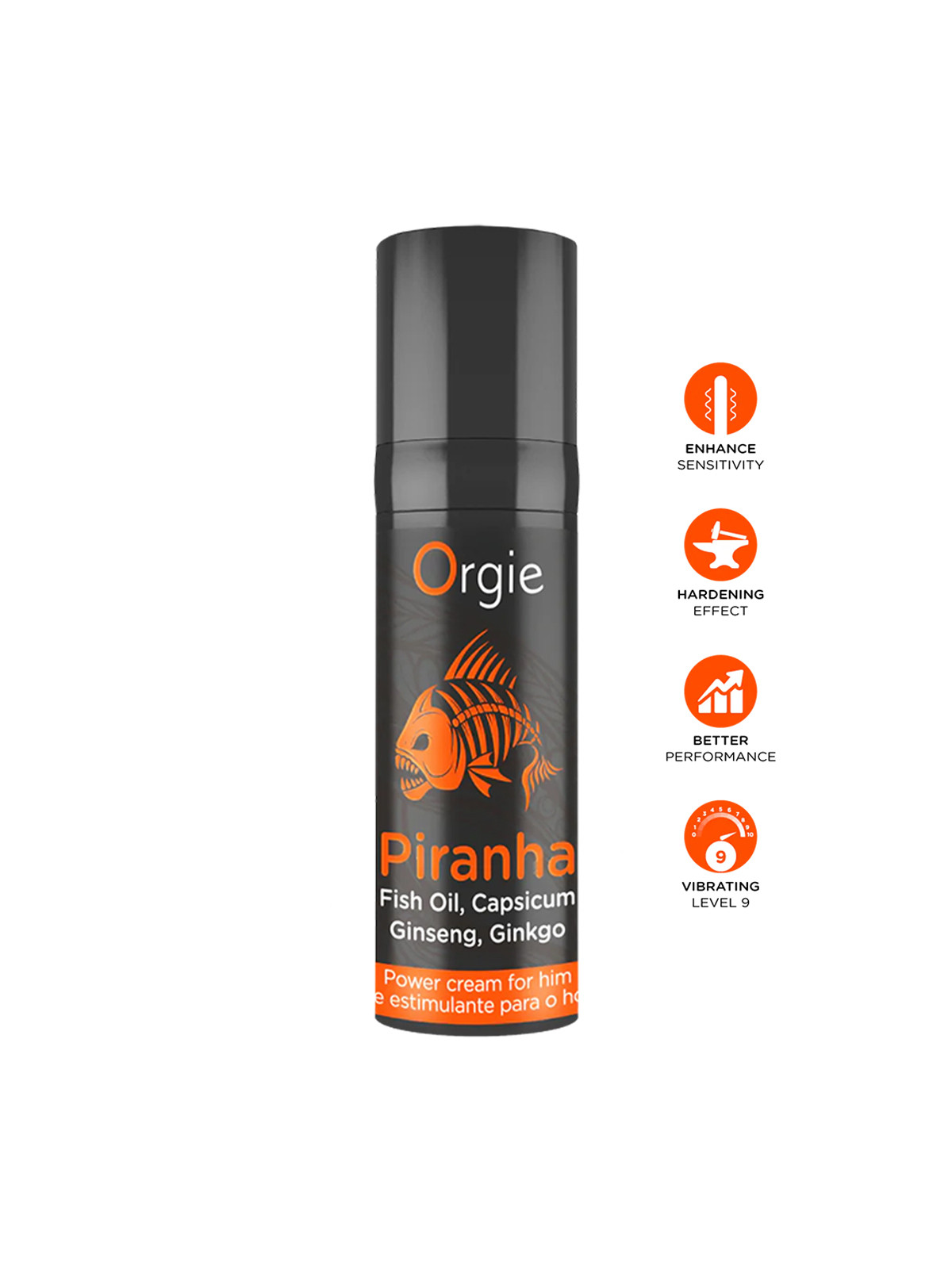 Crème stimulante Piranha Power Cream - Orgie