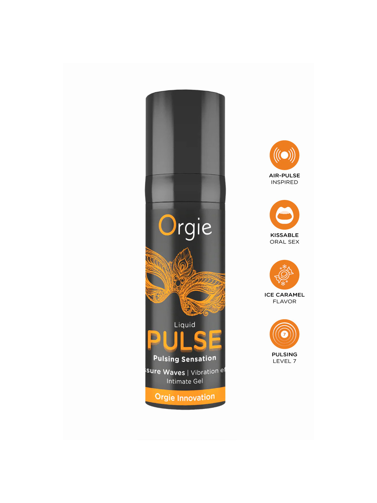 Gel stimulant embrassable Liquid Pulse - Orgie