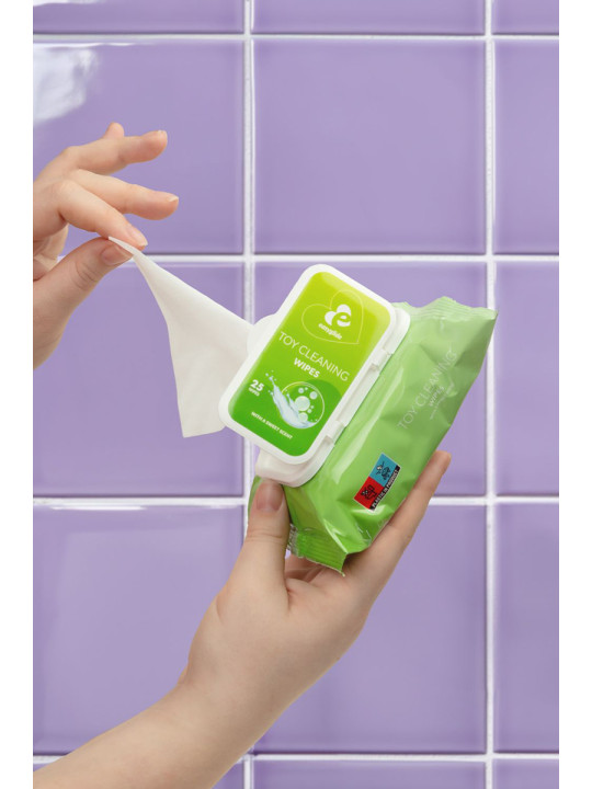 25 lingettes Lingettes nettoyantes pour sextoys - EasyGlide