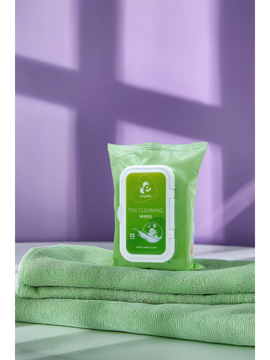 25 lingettes Lingettes nettoyantes pour sextoys - EasyGlide