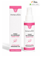 Huile de massage BIO barbe à papa - Divinextases