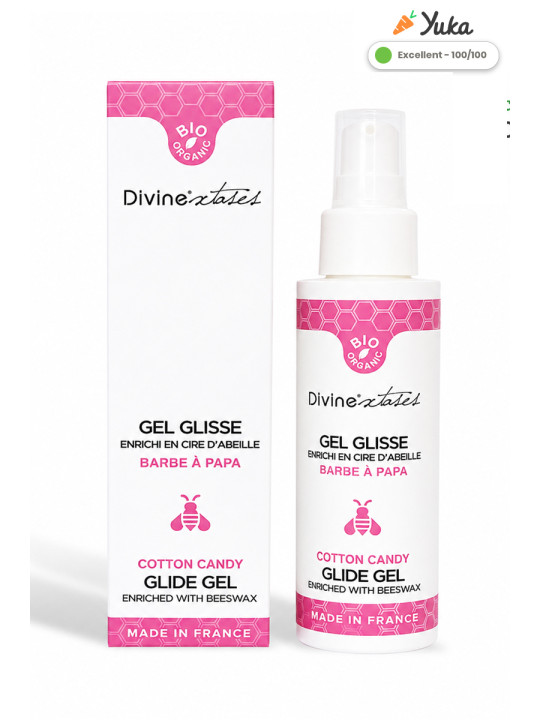 Lubrifiant Bio Barbe à papa 100ml - Divinexstases