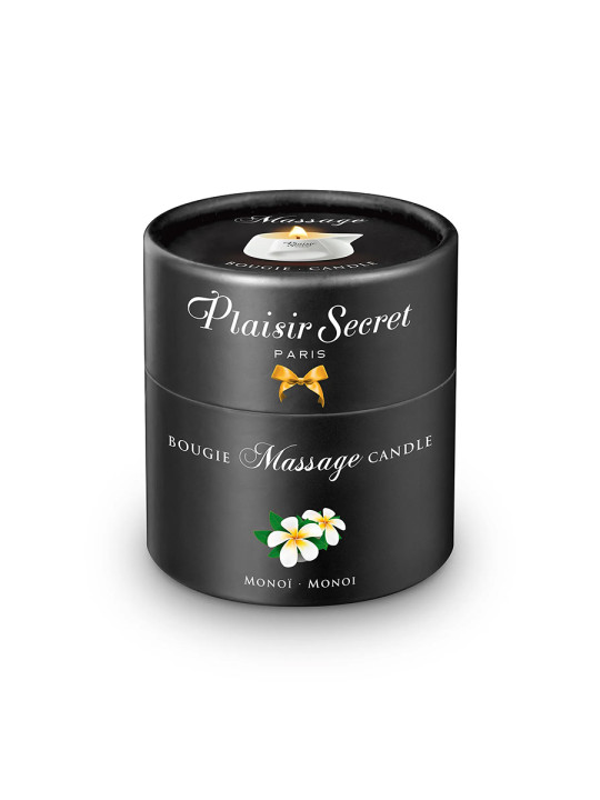 Bougie de massage gourmande Monoi - Plaisir secret