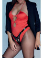 Harnais Fabulous noir vernis - Strap On Me
