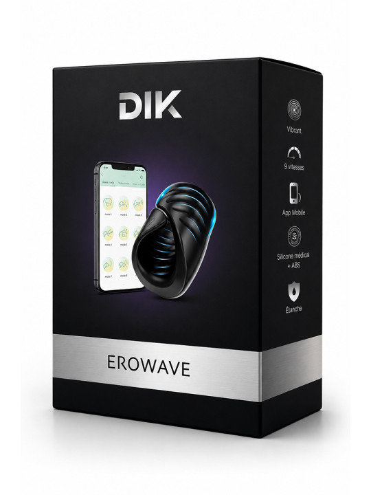 Masturbateur masculin connecté Erowave - DIK