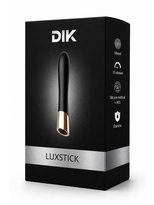 Mini vibro rechargeable en silicone Luxstick - DIK