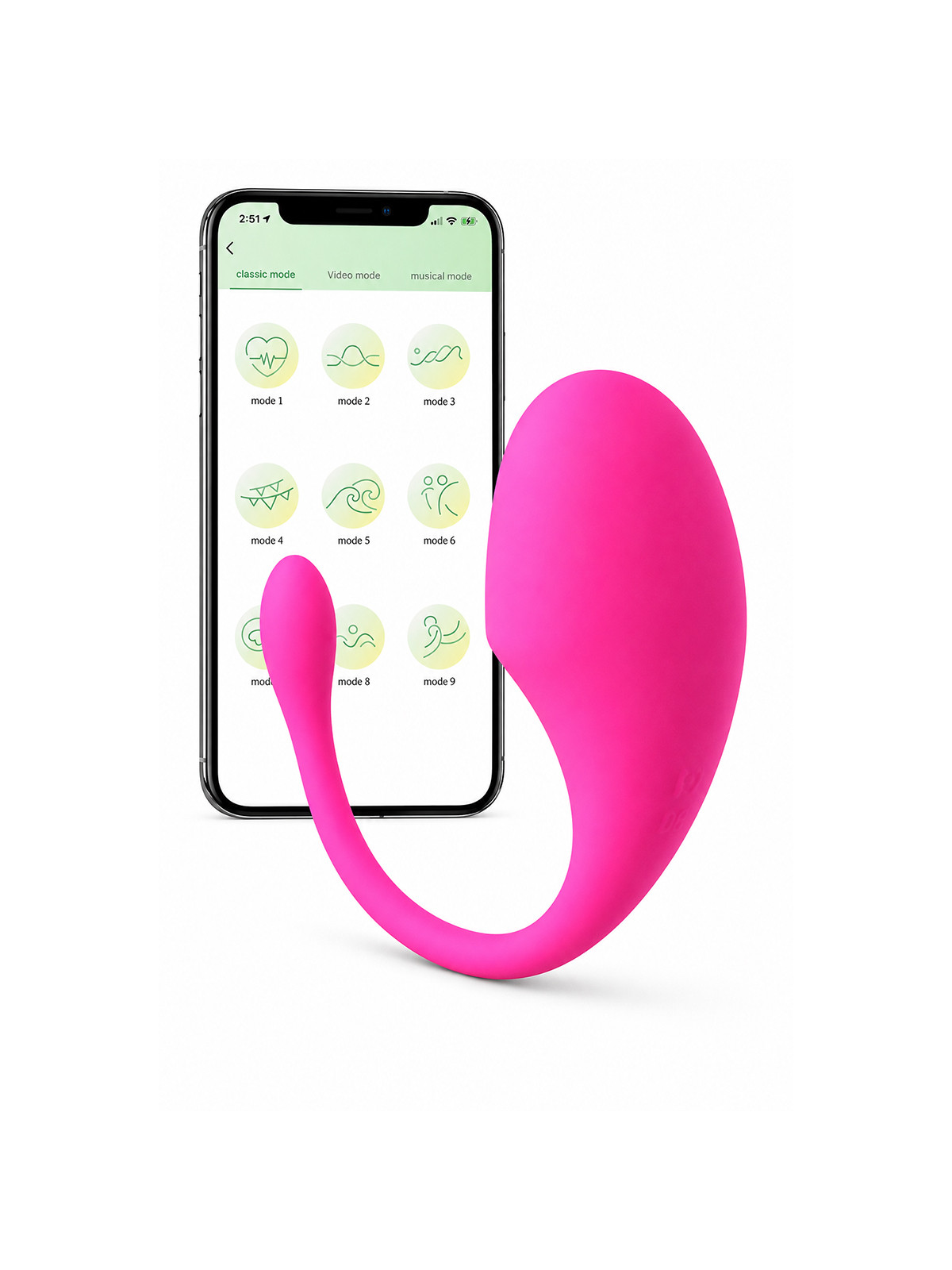Oeuf vibrant connecté Luvegg - DIK