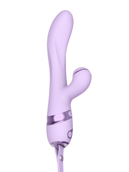 Vibro Rabbit 3 en 1 Purple Sucker - DIK