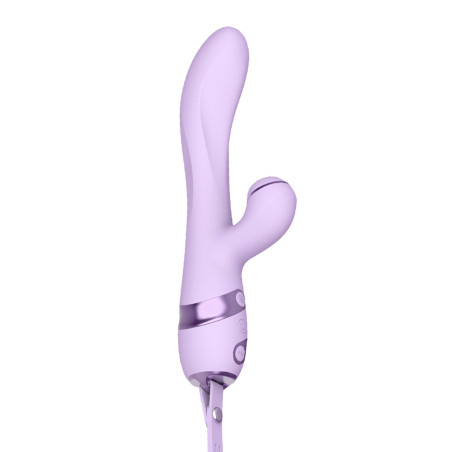 Vibro Rabbit 3 en 1 Purple Sucker - DIK