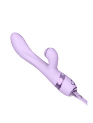 Vibro Rabbit 3 en 1 Purple Sucker - DIK