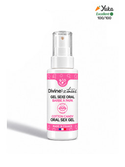 Gel sexe oral barbe à papa - Divinextases