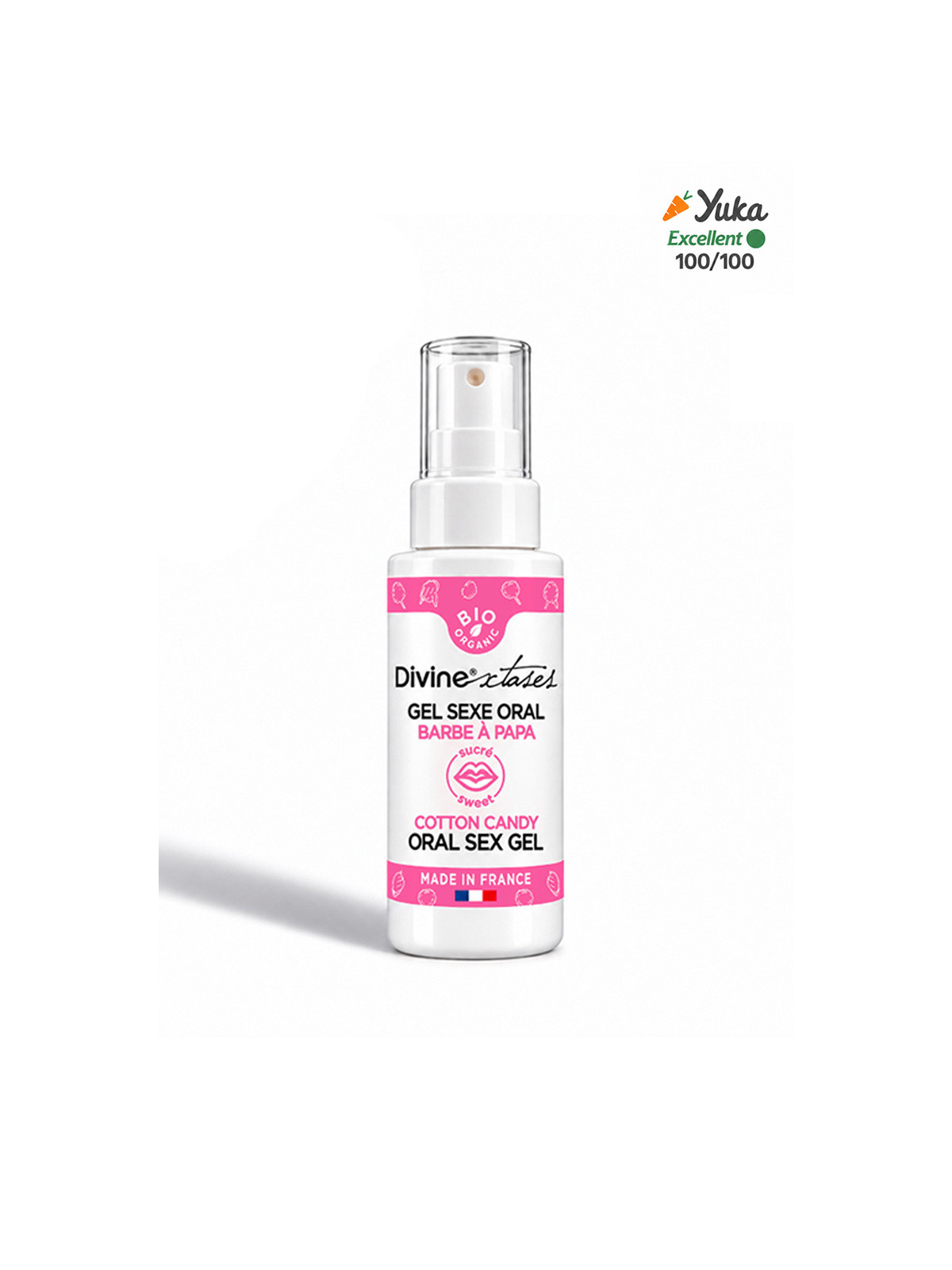 Gel sexe oral barbe à papa - Divinextases