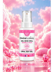 Gel sexe oral barbe à papa - Divinextases