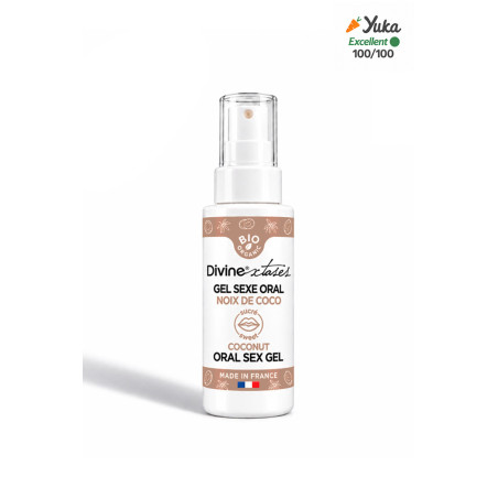 Gel sexe oral noix de coco - Divinextases