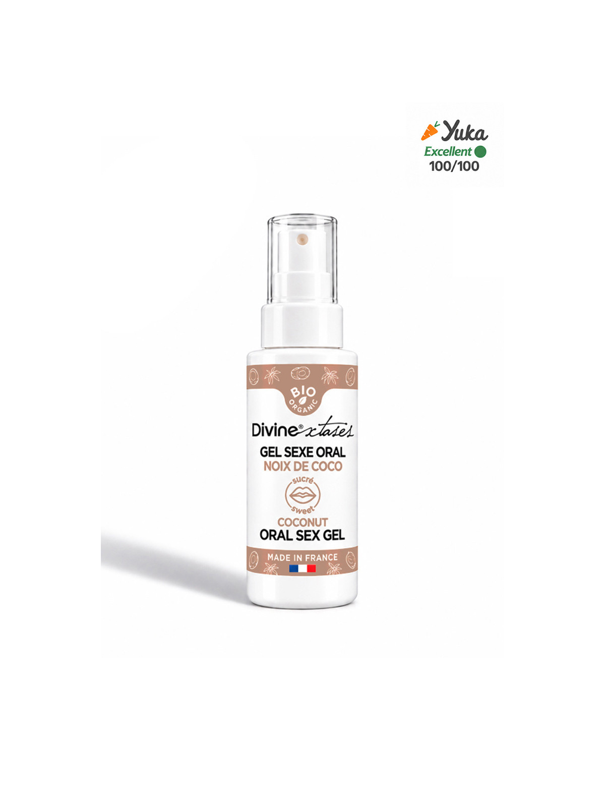 Gel sexe oral noix de coco - Divinextases