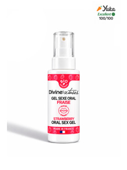 Gel sexe oral fraise - Divinextases