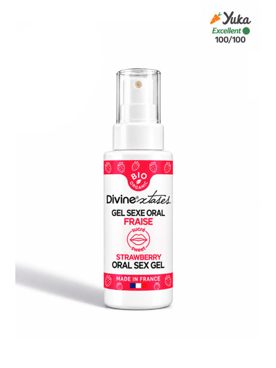 Gel sexe oral fraise - Divinextases