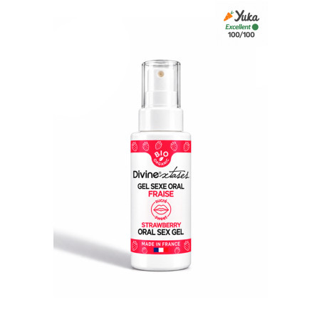 Gel sexe oral fraise - Divinextases