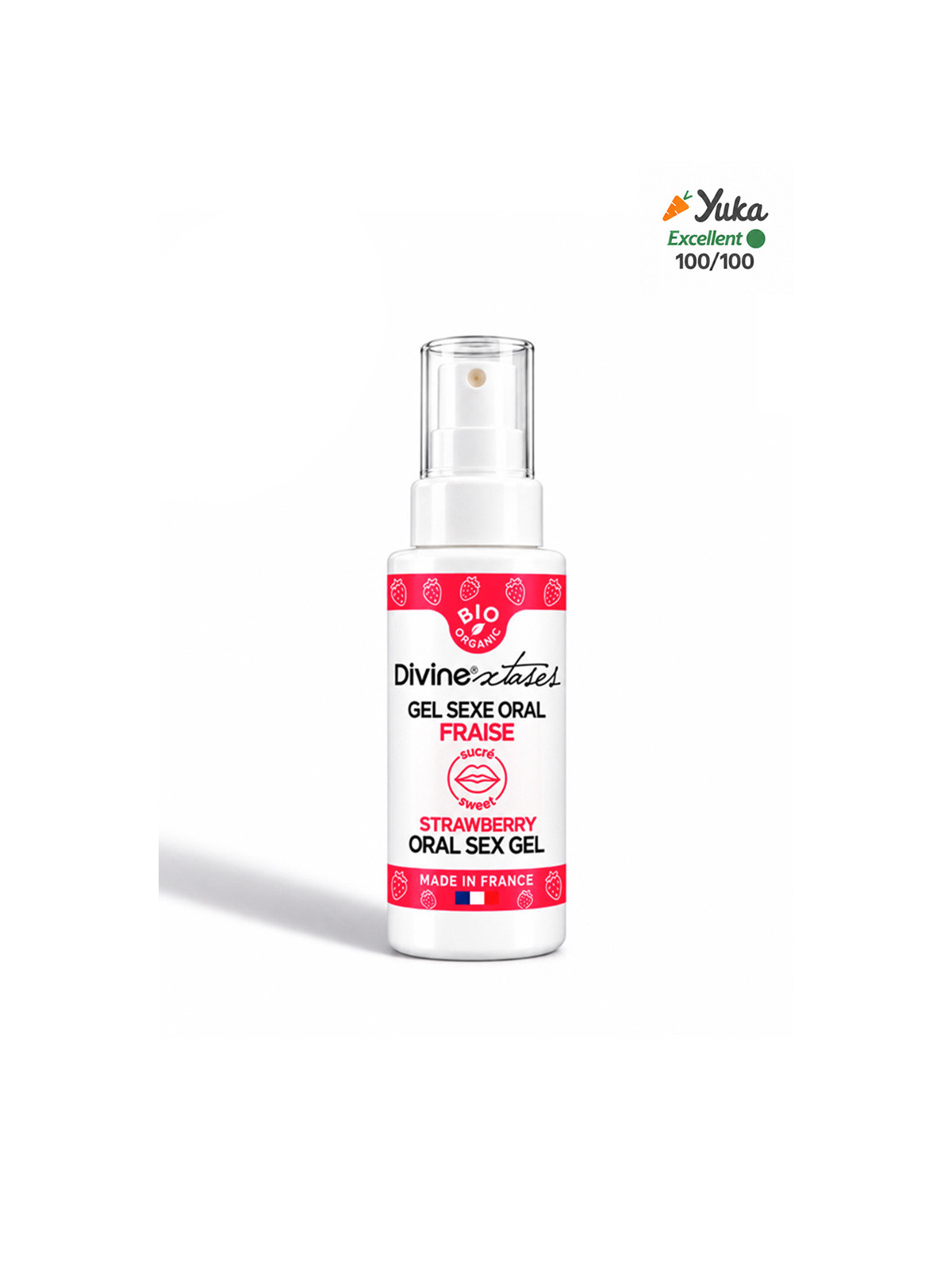 Gel sexe oral fraise - Divinextases