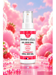 Gel sexe oral fraise - Divinextases