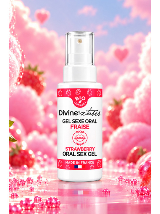 Gel sexe oral fraise - Divinextases