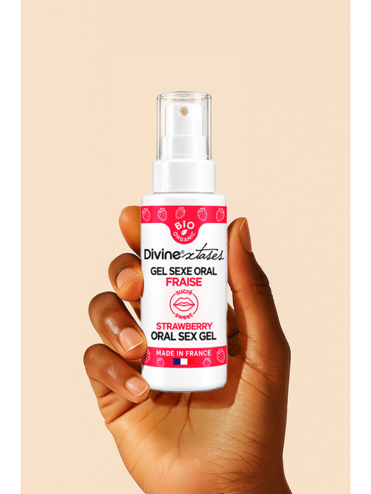 Gel sexe oral fraise - Divinextases