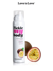 Mousse massage crépitante - fruits de la passion
