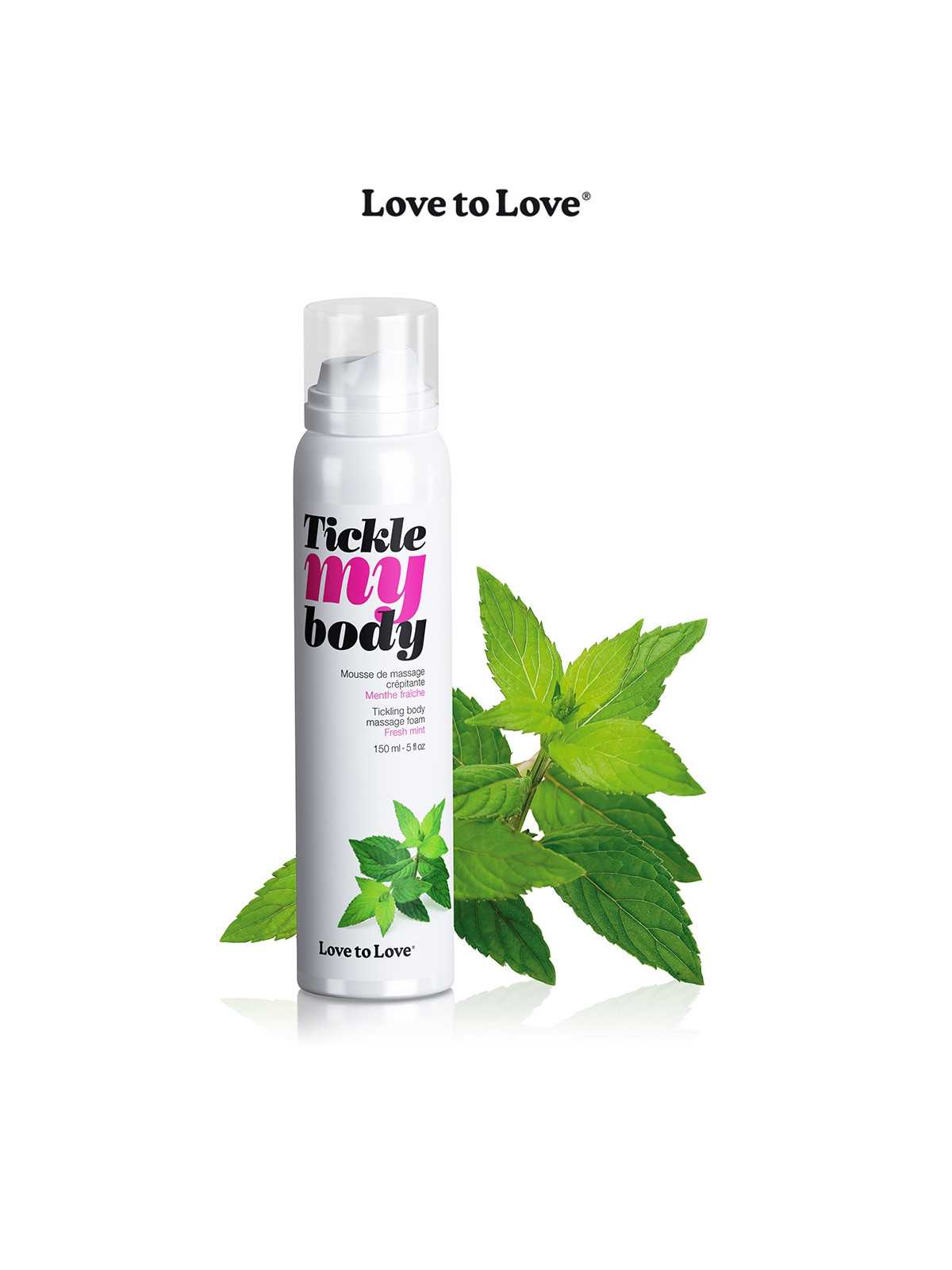 Mousse massage crépitante - menthe