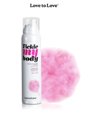 Mousse massage crépitante - barbe à papa