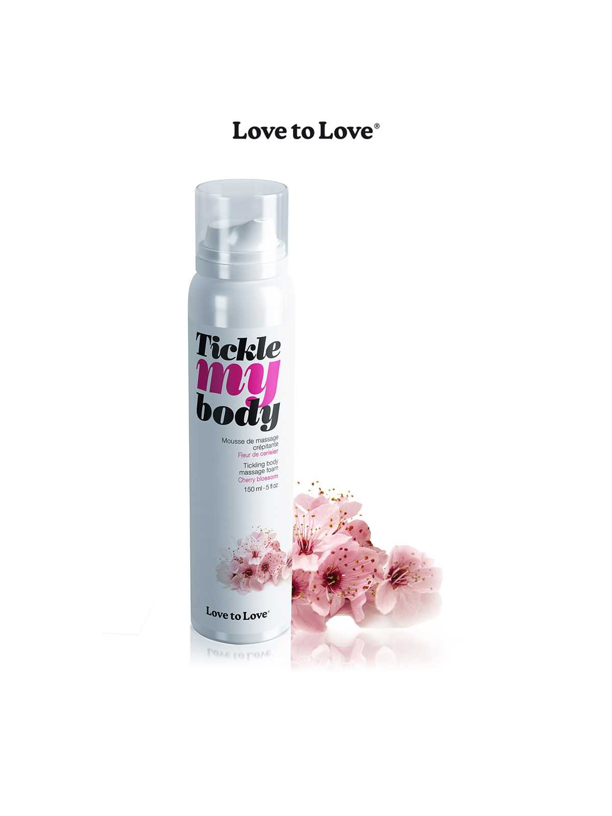 Mousse massage crépitante -  cerisier