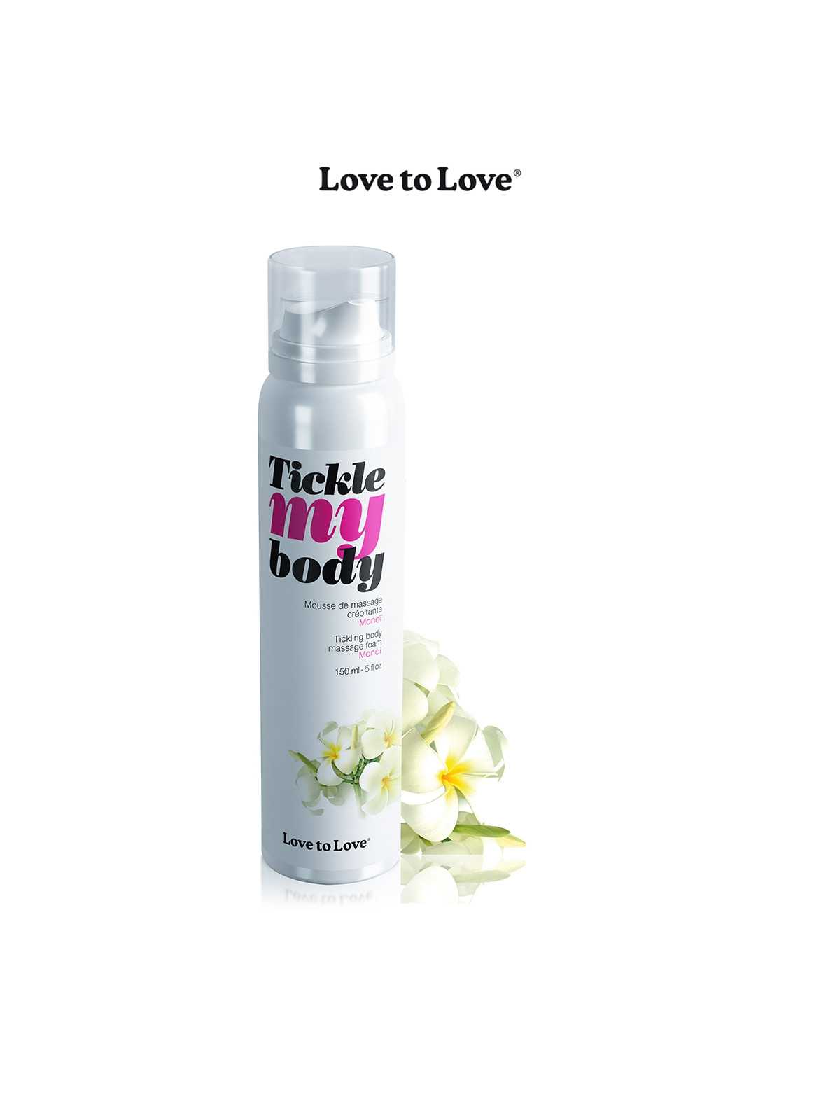 Mousse massage crépitante - monoï