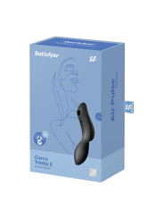 Vibro à air pulsé Curvy Trinity 2 noir - Satisfyer