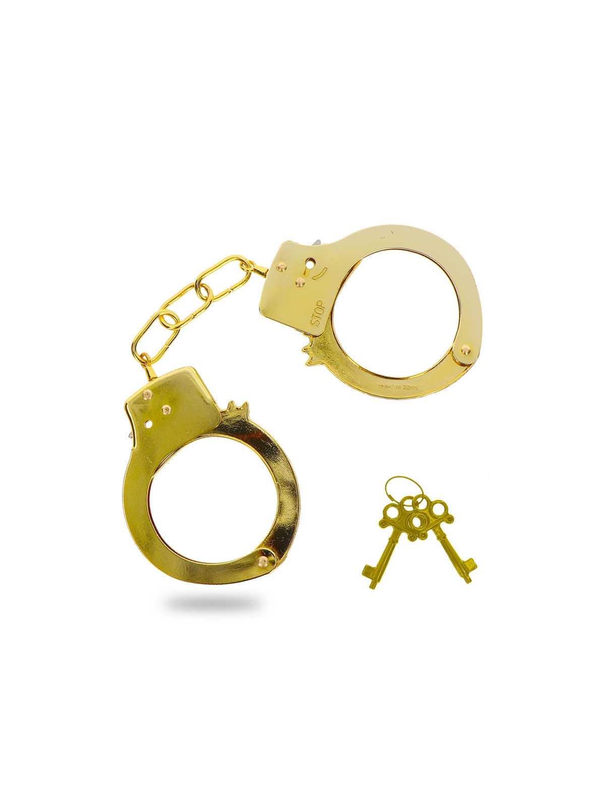 Menottes métal dorées - Toy Joy