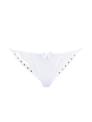 String blanc à clous dorés V-9798 - Axami