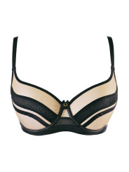 Soutien-gorge tulle noir V-10491 - Axami